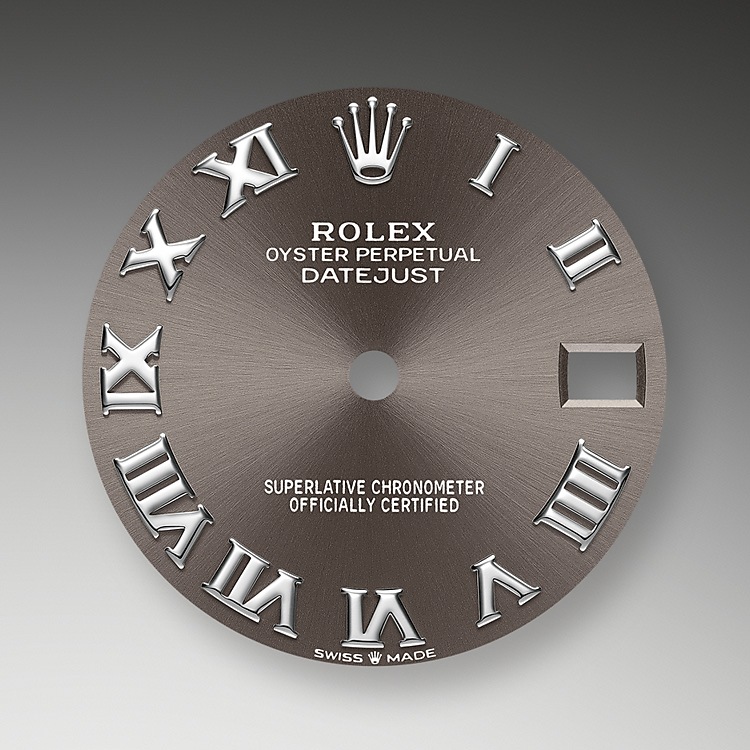 Rolex Datejust | Datejust 31 | Dark dial | Dark Grey Dial | Diamond-Set Bezel | White Rolesor | Women Watch | Rolex Official Retailer - THE TIME PLACE SG