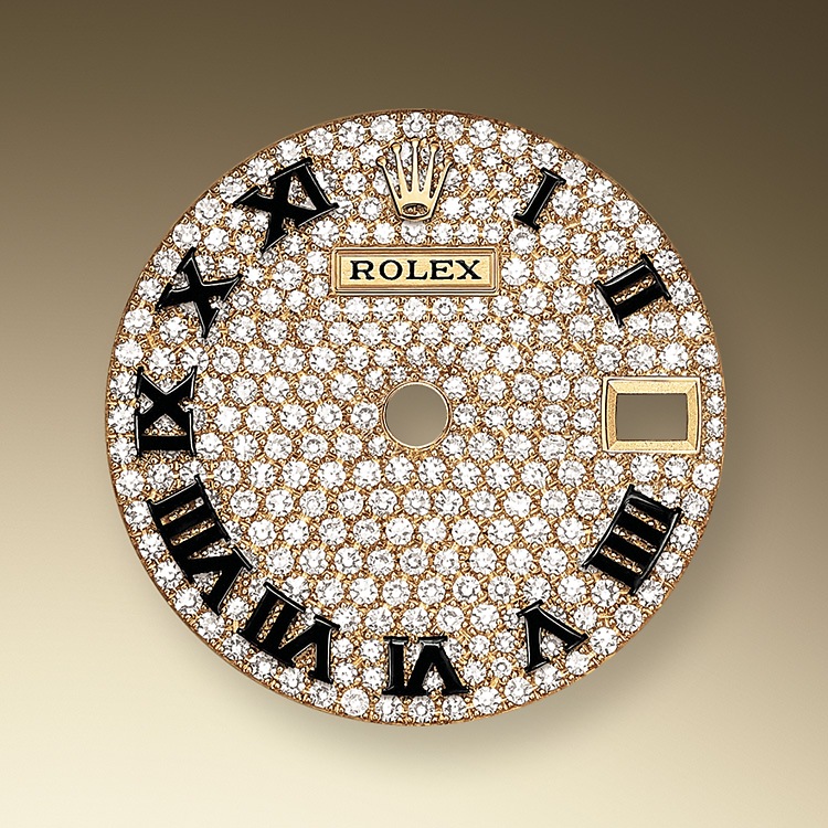 Rolex Lady-Datejust | Lady-Datejust | Gem-set dial | Diamond-Paved Dial | Diamond-Set Bezel | 18 ct yellow gold | Women Watch | Rolex Official Retailer - THE TIME PLACE SG