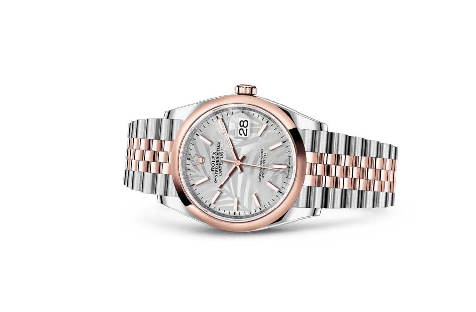 Rolex Datejust | Datejust 36 | Light dial | Silver dial | Everose Rolesor | The Jubilee bracelet | Men Watch | Rolex Official Retailer - THE TIME PLACE SG