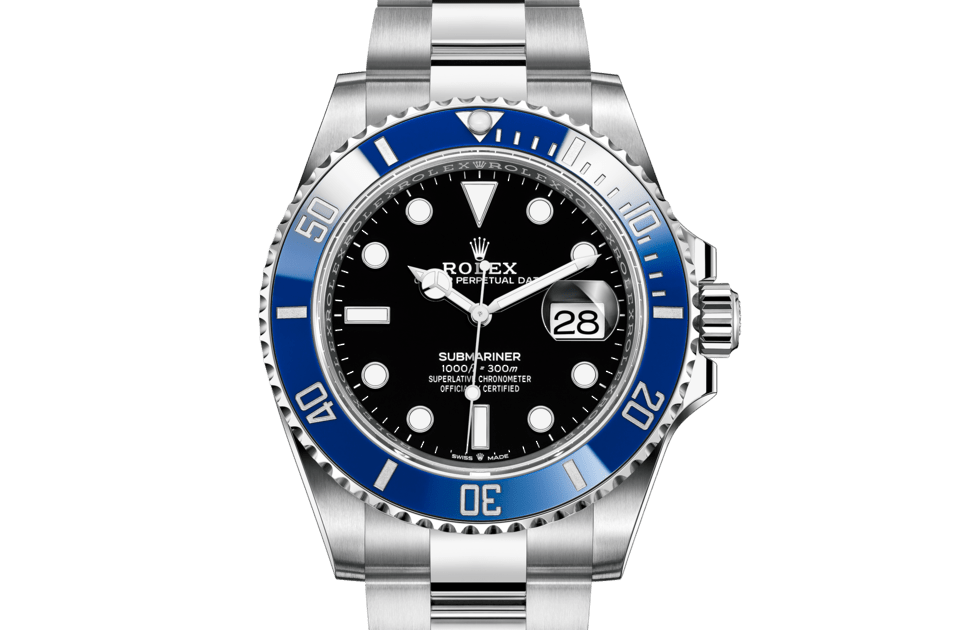 Rolex Submariner | Submariner Date | Dark dial | Unidirectional Rotatable Bezel | Black dial | 18 ct white gold | Men Watch | Rolex Official Retailer - THE TIME PLACE SG