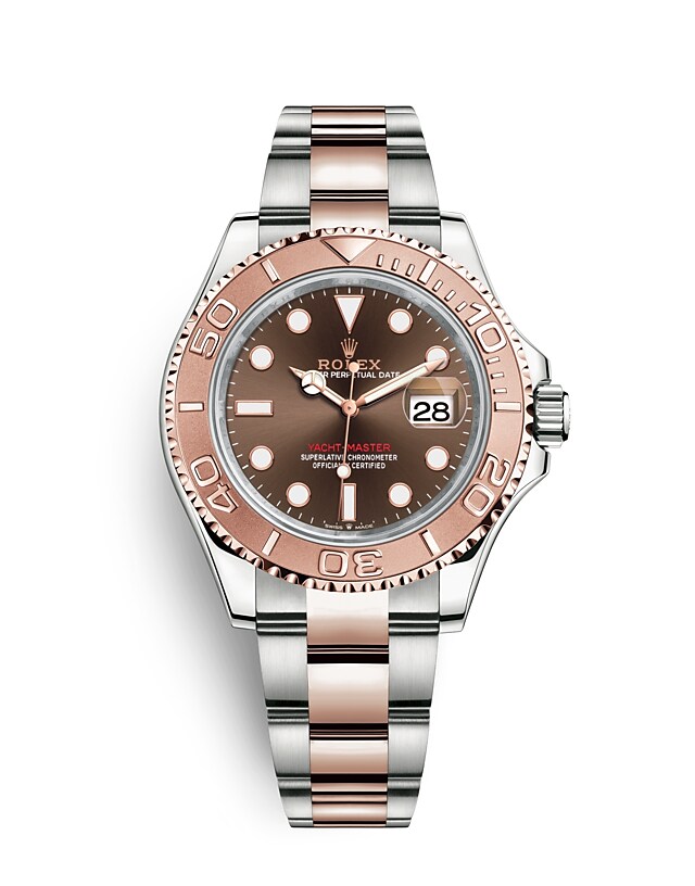 Rolex Yacht-Master | Yacht-Master 40 | Coloured dial | Bidirectional Rotatable Bezel | Chocolate Dial | Everose Rolesor | Men Watch | Rolex Official Retailer - THE TIME PLACE SG