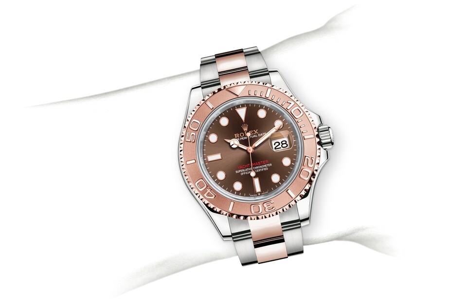 Rolex Yacht-Master | Yacht-Master 40 | Coloured dial | Bidirectional Rotatable Bezel | Chocolate Dial | Everose Rolesor | Men Watch | Rolex Official Retailer - THE TIME PLACE SG