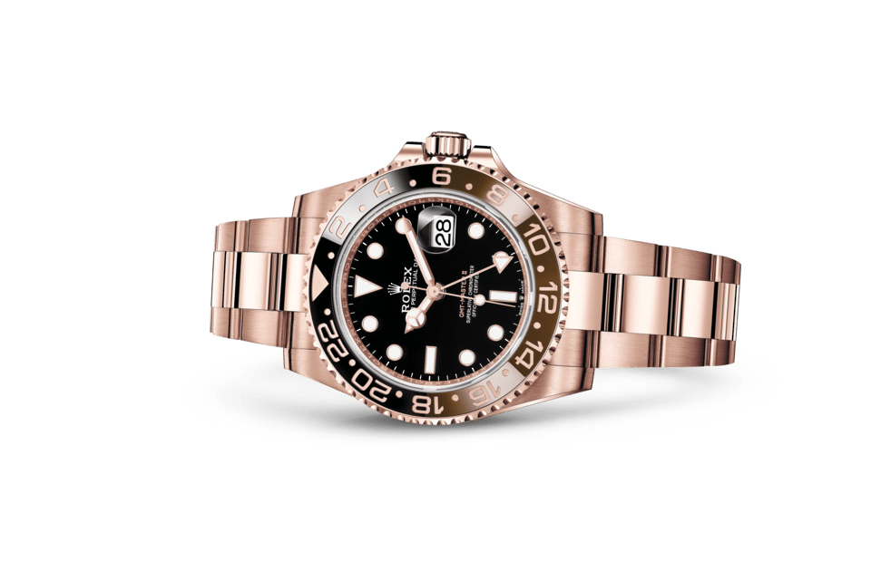 Rolex GMT-Master II | GMT-Master II | Dark dial | 24-Hour Rotatable Bezel | Black dial | 18 ct Everose gold | Men Watch | Rolex Official Retailer - THE TIME PLACE SG