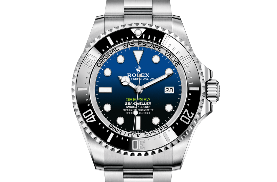 Rolex Sea-Dweller | Rolex Deepsea | Coloured dial | D-Blue Dial | Ceramic Bezel and Luminescent Display | Oystersteel | Men Watch | Rolex Official Retailer - THE TIME PLACE SG