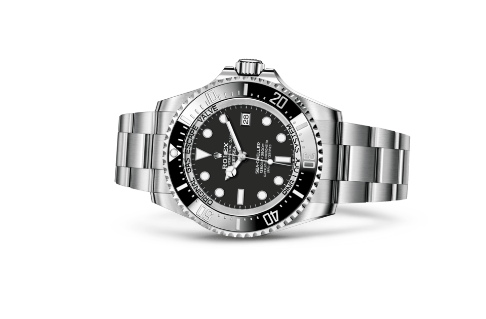 Rolex Deepsea | Deepsea | Dark dial | Ceramic Bezel and Luminescent Display | Black dial | Oystersteel | Men Watch | Rolex Official Retailer - THE TIME PLACE SG