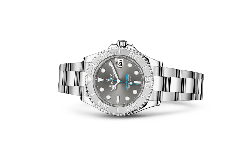 Rolex Yacht-Master | Yacht-Master 37 | Dark dial | Bidirectional Rotatable Bezel | Slate Dial | Rolesium | Women Watch | Rolex Official Retailer - THE TIME PLACE SG