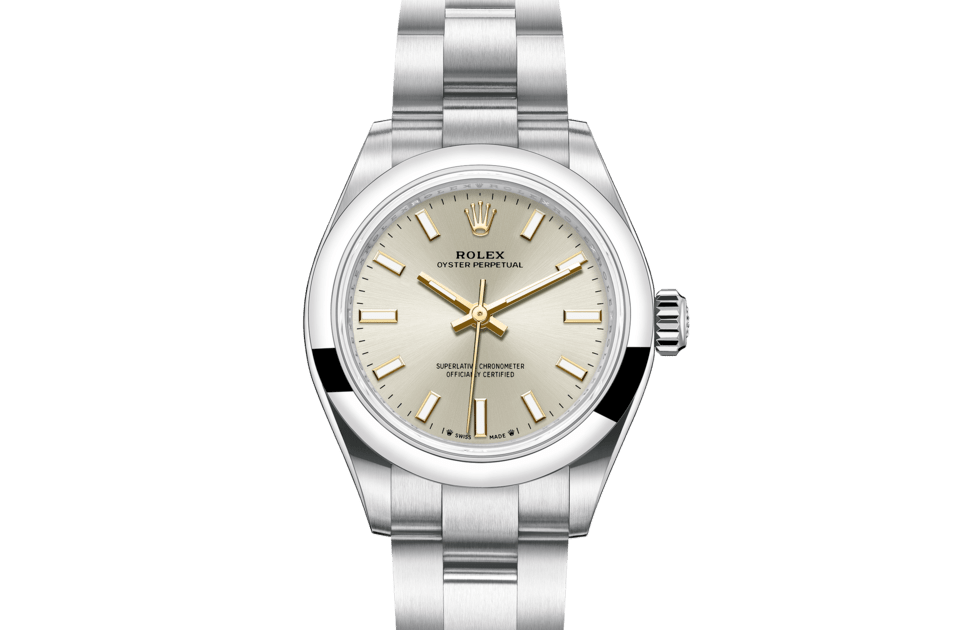 Rolex Oyster Perpetual | Oyster Perpetual 28 | Light dial | Silver dial | Oystersteel | The Oyster bracelet | Women Watch | Rolex Official Retailer - THE TIME PLACE SG