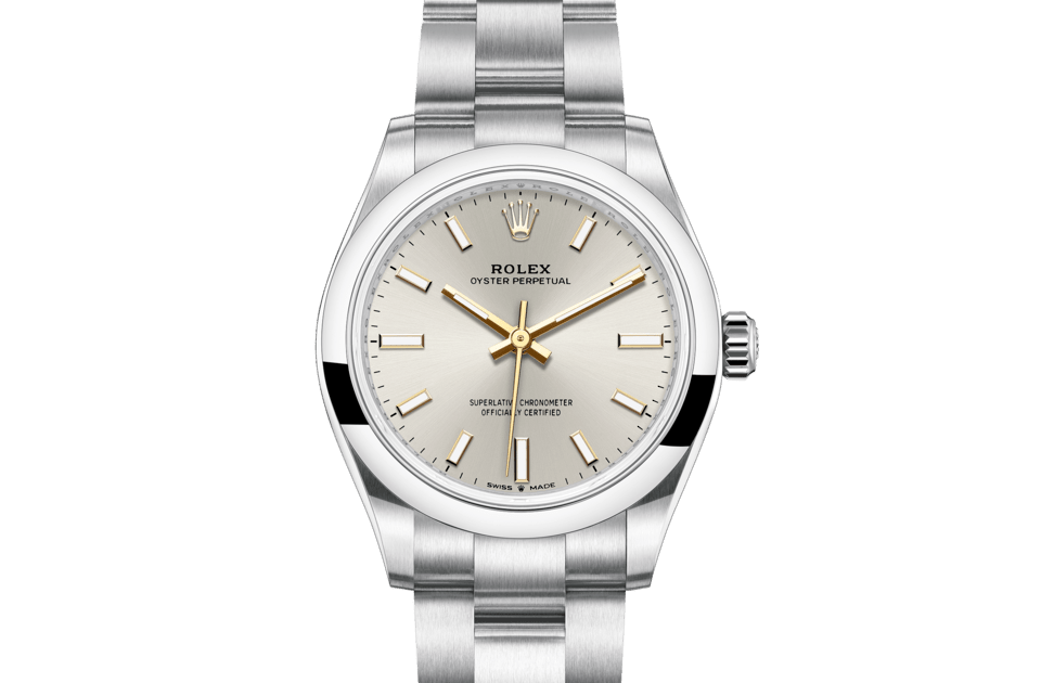 Rolex Oyster Perpetual | Oyster Perpetual 31 | Light dial | Silver dial | Oystersteel | The Oyster bracelet | Women Watch | Rolex Official Retailer - THE TIME PLACE SG