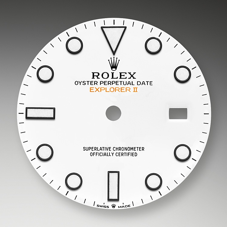 Rolex Explorer | Explorer II | Light dial | 24-Hour Bezel | White dial | Oystersteel | Men Watch | Rolex Official Retailer - THE TIME PLACE SG
