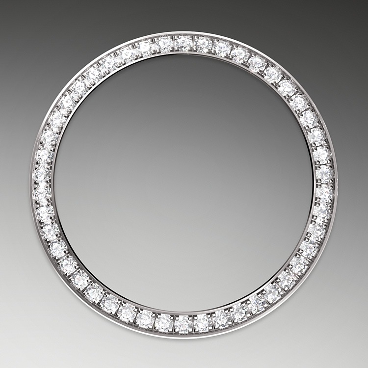 Rolex Lady-Datejust | Lady-Datejust | Light dial | Silver dial | Diamond-set bezel | White Rolesor | Women Watch | Rolex Official Retailer - THE TIME PLACE SG