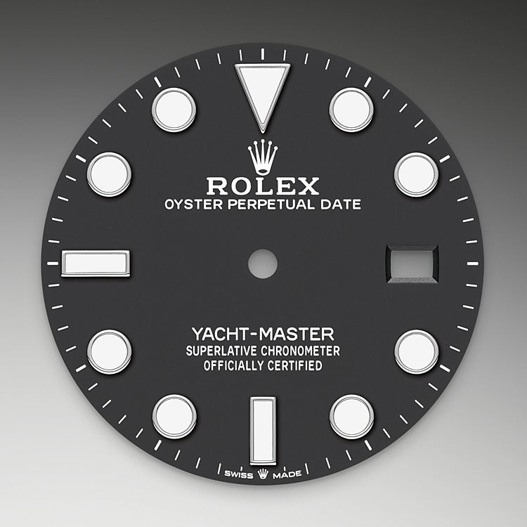 Rolex Yacht-Master | Yacht-Master 42 | Dark dial | Bidirectional Rotatable Bezel | Intense black dial | RLX titanium | Men Watch | Rolex Official Retailer - THE TIME PLACE SG