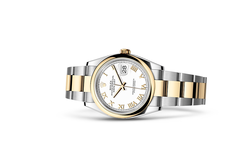 Rolex Datejust | Datejust 36 | Light dial | White dial | Yellow Rolesor | The Oyster bracelet | Women Watch | Rolex Official Retailer - THE TIME PLACE SG