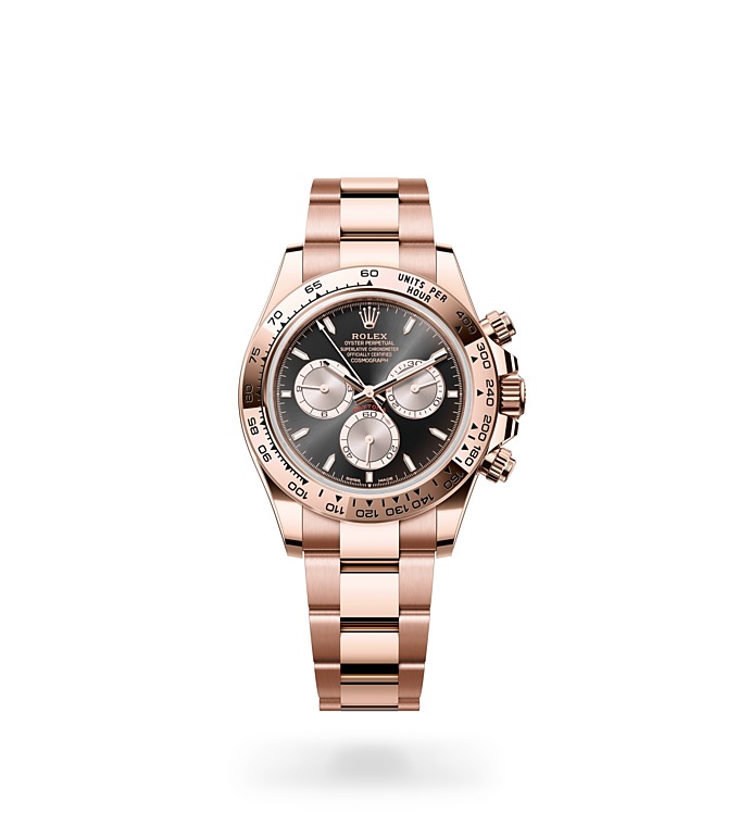 Rolex Cosmograph Daytona | Cosmograph Daytona | Dark dial | The tachymetric scale | Bright black and Sundust dial | 18 ct Everose gold | Men Watch | Rolex Official Retailer - THE TIME PLACE SG