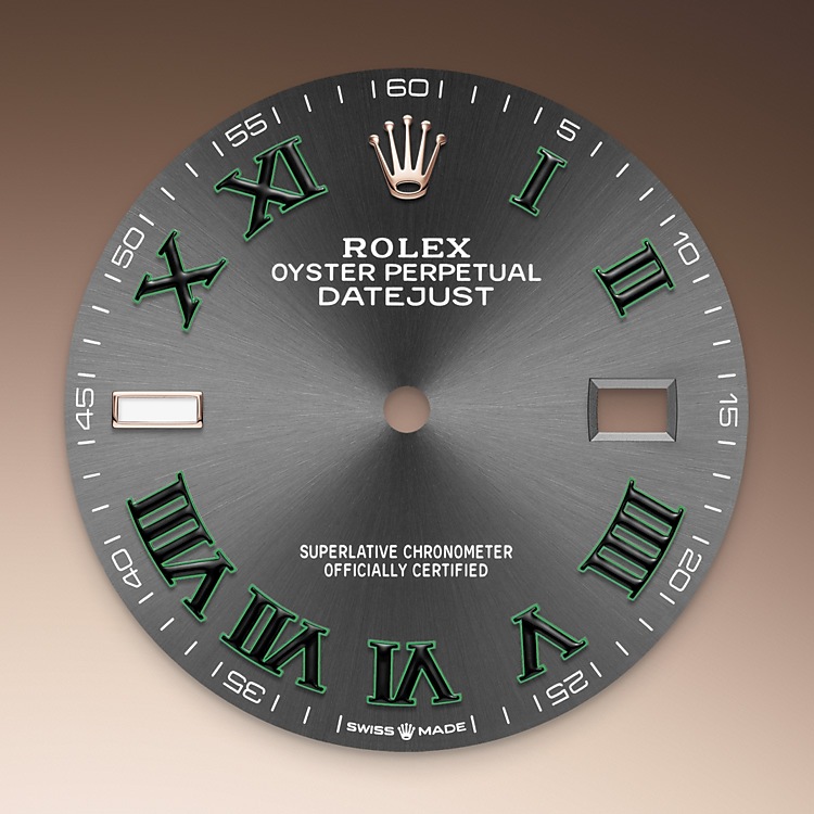 Rolex Datejust | Datejust 36 | Dark dial | Fluted bezel | Slate Dial | Everose Rolesor | Women Watch | Rolex Official Retailer - THE TIME PLACE SG